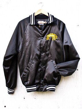 MWG Bomber Jacket - Large - Island Copper Vtg Button Up Jacket